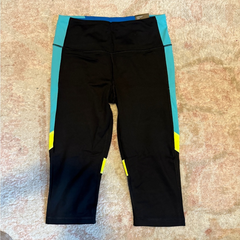 Victoria's Secret VSX Sport Blue and Black Leggings